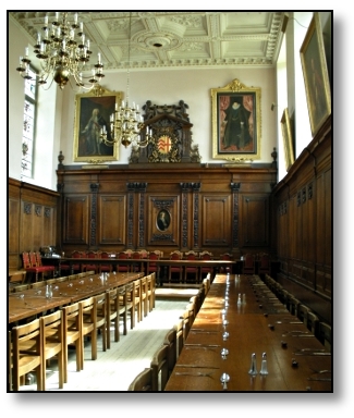 Dinning Hall - Cambridge University - Travel England